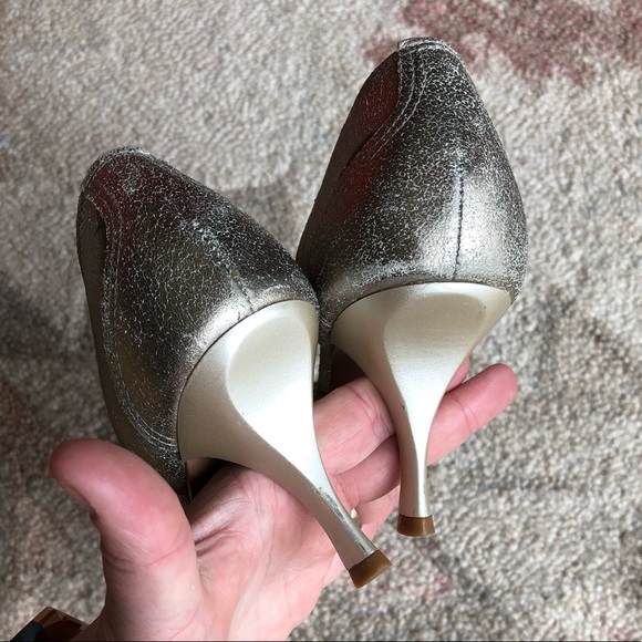 Matisse Rhinestone Toe Crackled Leather D’orsay - Picture 3 of 4